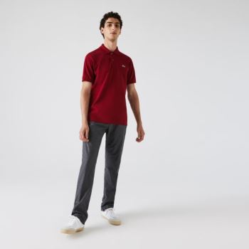 Lacoste Classic Fit L.12.12 Polo Shirt Pánské - Šortky Tmavě Červené | CZ-zWES1S